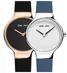 WJ9007 possèdent les femmes de luxe de marquage à chaud de montres montre d'OEM de nylon bas MOQ coutume imperméable occasionnelle de logo de montre-bracelet de calendrier