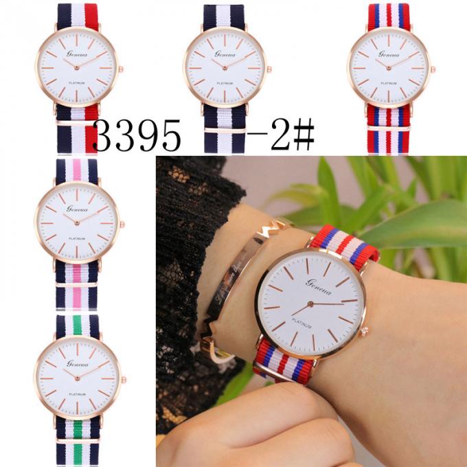 Le quartz unisexe de la nouvelle conception WJ-3751-3 observe les montres-bracelet imperméables de handwatches en cuir de haute qualité