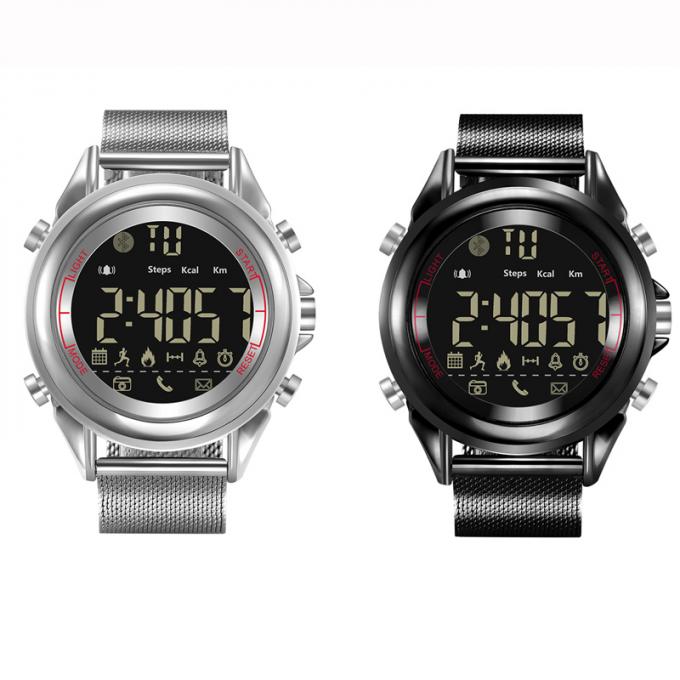 Les hommes de luxe de Smart Watch de photo d'IOS de Digital Android de la marque 2018 de WJ-6915 JeiSo imperméabilisent la montre-bracelet avec le podomètre et le Bluetooth